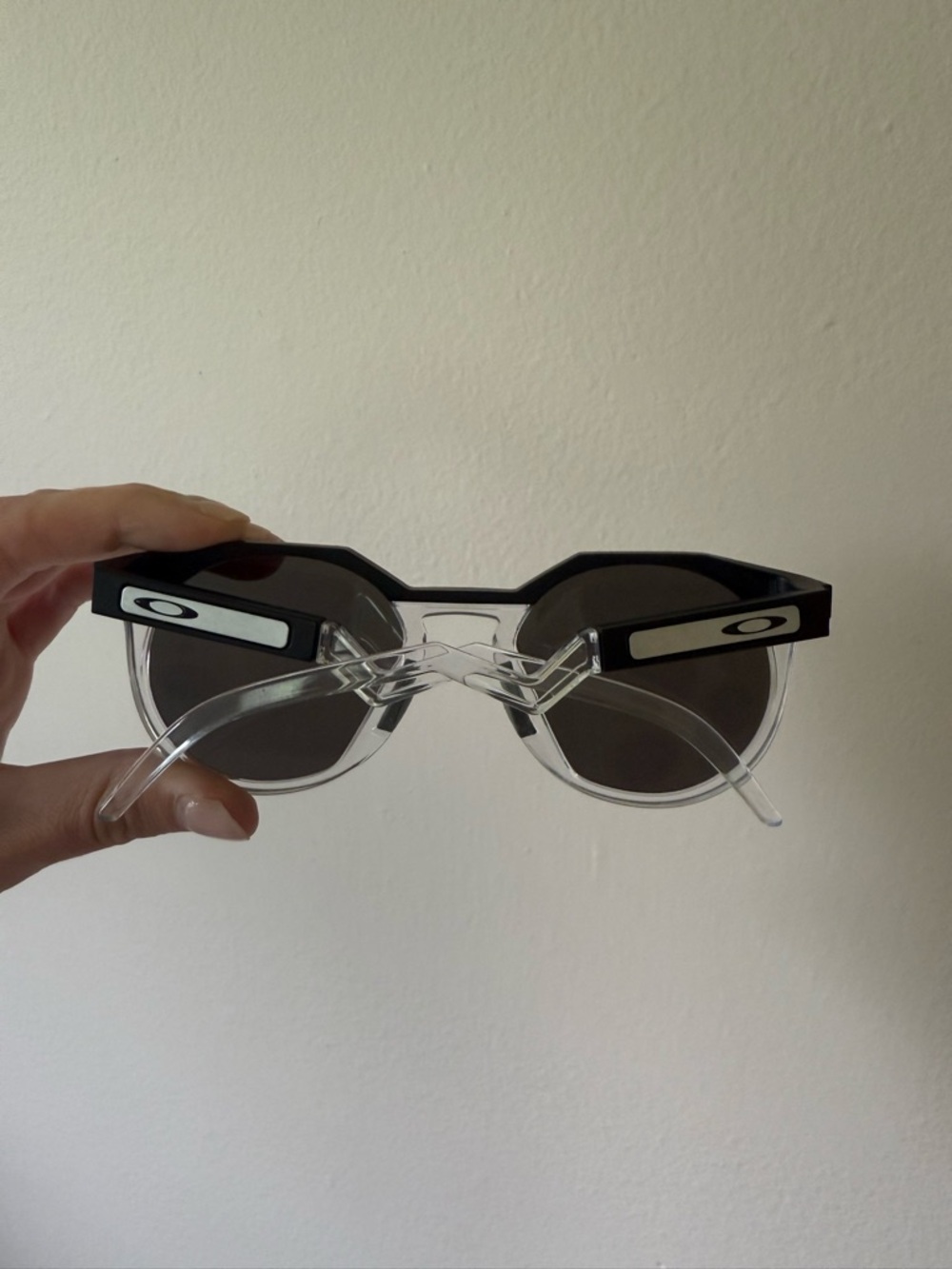 Oakley Black and Clear Sunglasses